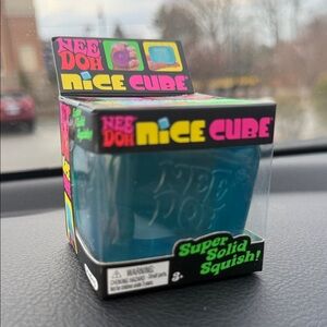 Nee Doh Nice Cube Super Solid Squish Blue!!!